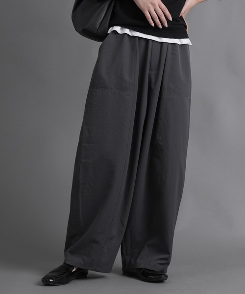 CLANE（クラネ） カーゴパンツ H/W BACK SLIT CARGO PANTS レディース