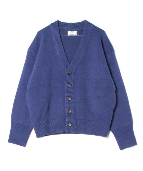 MASONPRINCE ニットカーディガン S ブルー メンズ : ZOZOTOWN Yahoo!店 
