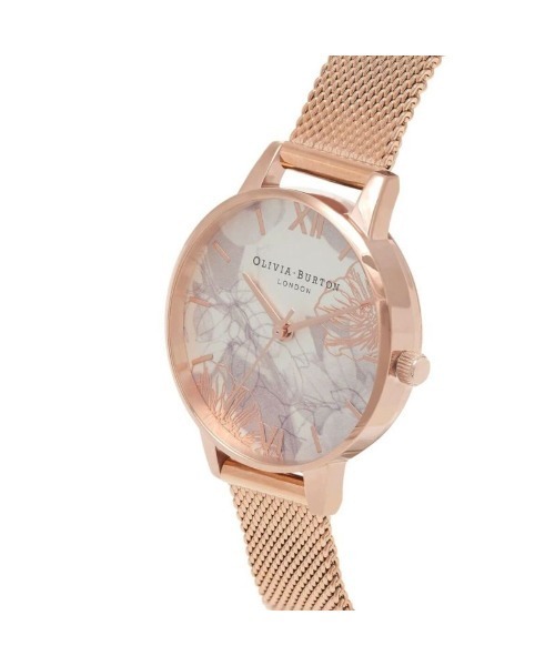 「OLIVIA BURTON」 アナログ腕時計 - ピンクゴールド レディース_画像3