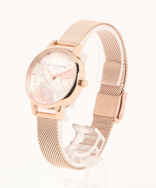 「OLIVIA BURTON」 アナログ腕時計 - ピンクゴールド レディース_画像5