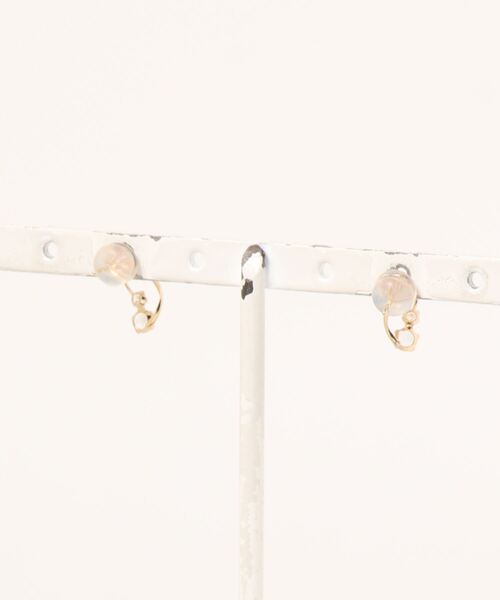 「ESTELLE」 ピアス（両耳用） - イエローゴールド レディース_画像2