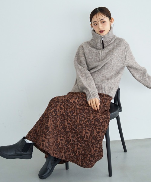 「mil」 フレアスカート S ブラック レディース_画像2