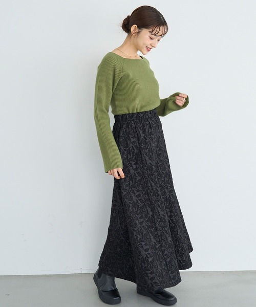 「mil」 フレアスカート S ブラック レディース_画像4