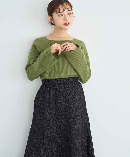 「mil」 フレアスカート S ブラック レディース_画像7