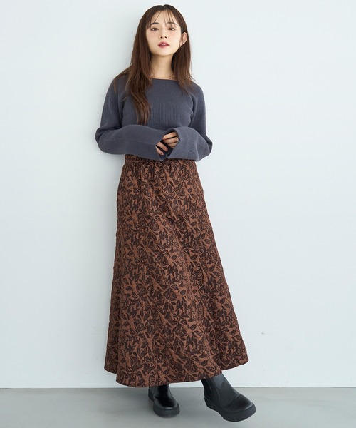 「mil」 フレアスカート S ブラック レディース_画像8