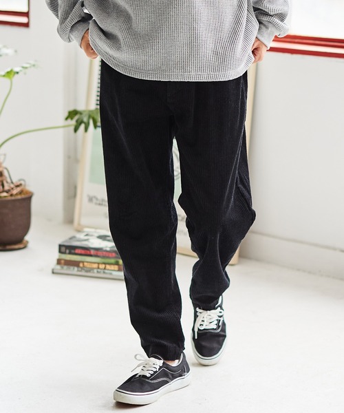 「CAMBIO」 コーデュロイパンツ S ブラック メンズ_画像8