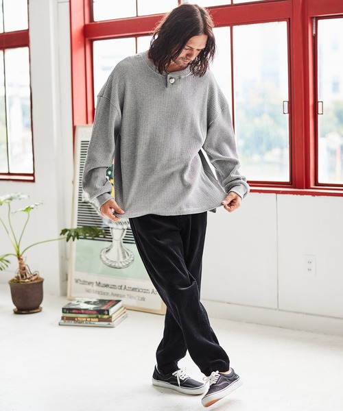 「CAMBIO」 コーデュロイパンツ S ブラック メンズ_画像9