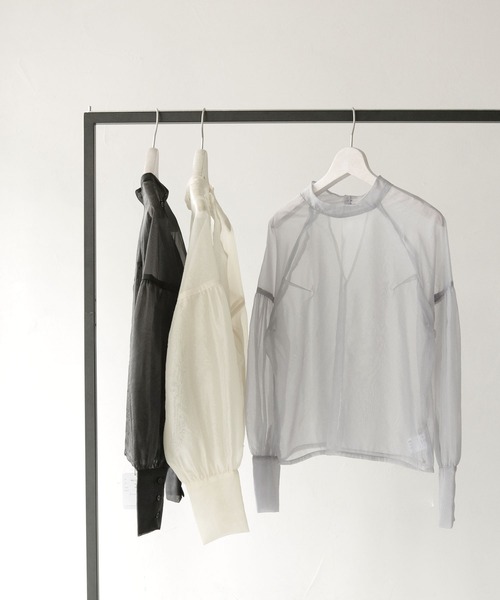 「cheriella」 長袖ブラウス M グレー レディース_画像2