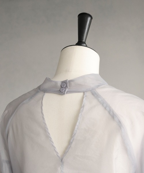 「cheriella」 長袖ブラウス M グレー レディース_画像6