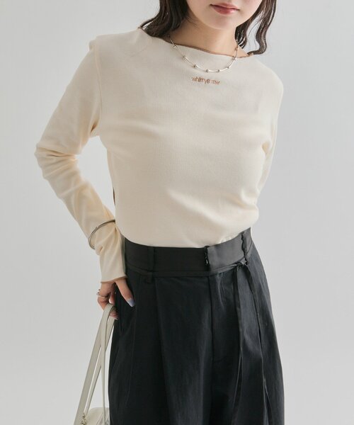 「mystic」 長袖カットソー FREE ピンク レディース_画像3