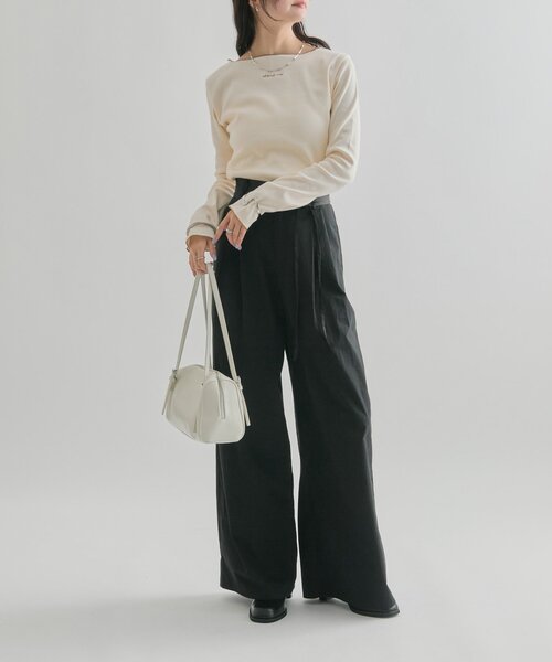 「mystic」 長袖カットソー FREE ピンク レディース_画像5