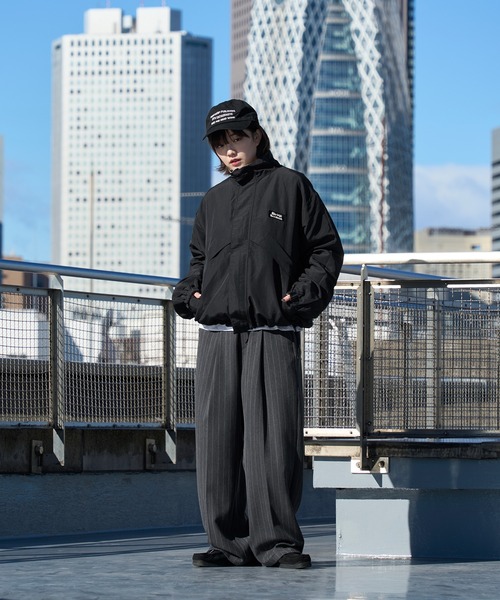 「kutir」 ナイロンブルゾン X-LARGE チャコールグレー メンズ_画像2