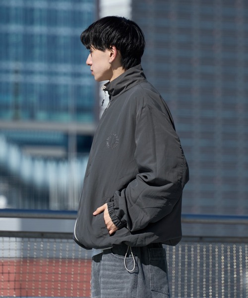 「kutir」 ナイロンブルゾン X-LARGE チャコールグレー メンズ_画像4