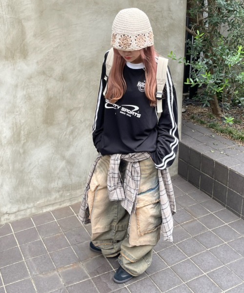 「XU」 「UNUSED.lab」デニムパンツ M ブルー メンズ_画像3