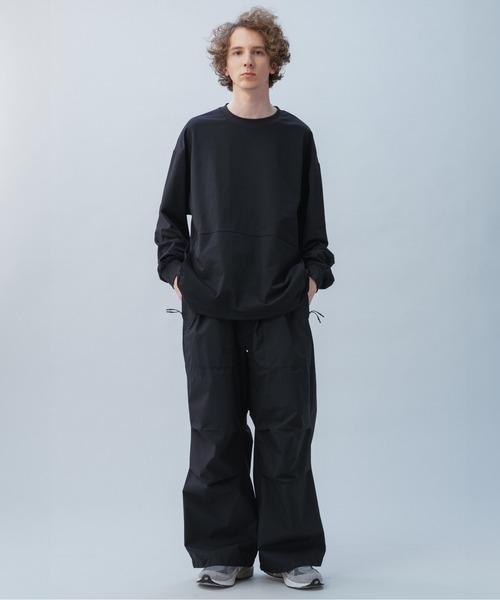 +phenix ブラックパンツ Lサイズ phenix（プラスフェニックス） パンツ WIDE PANTS ワイドパンツ / GORE