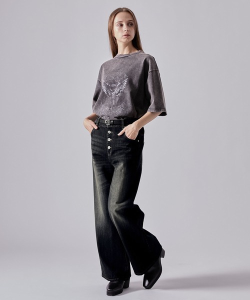 「CLEL」 デニムパンツ X-SMALL インディゴブルー メンズ_画像9