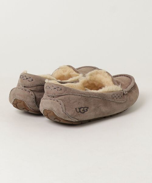 「UGG」 モカシンシューズ 23cm グレー レディース_画像2