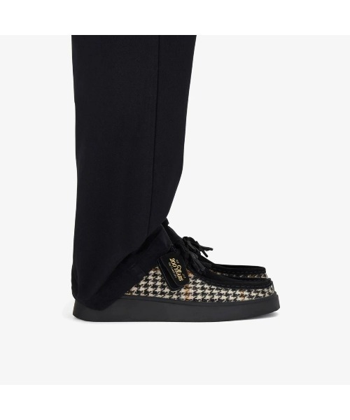 「Clarks」 シューズ「HARRIS TWEEDコラボ」 25cm ブラック メンズの画像
