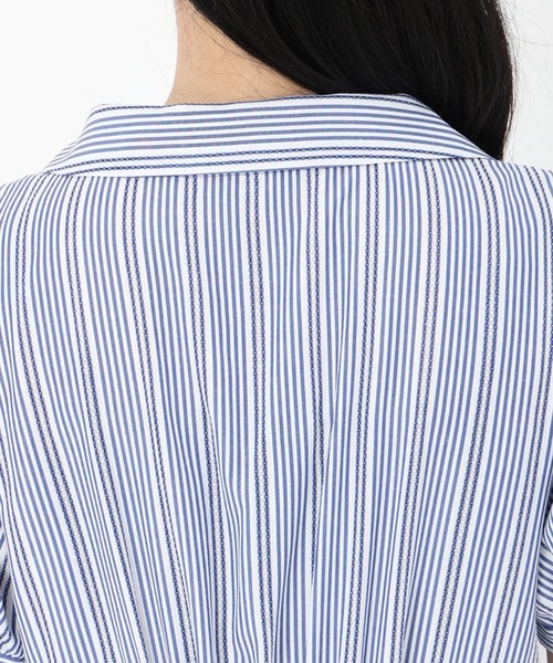 「STRAWBERRY-FIELDS」 シャツワンピース 1 ブルー レディース_画像5