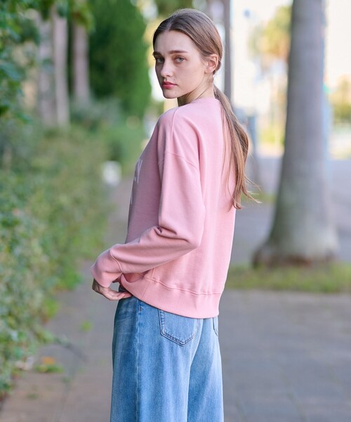 「DRESSTERIOR」 スウェットカットソー 34 ピンク レディースの画像