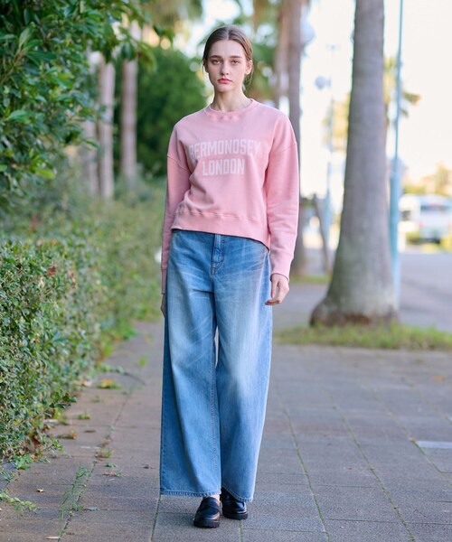 「DRESSTERIOR」 スウェットカットソー 34 ピンク レディースの画像