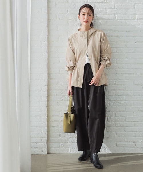 「GLOBAL WORK」 マウンテンパーカー LARGE アイボリー レディース_画像9