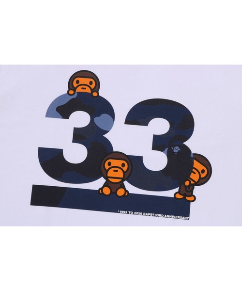 A BATHING APE（アベイシングエイプ） tシャツ A BATHING APE 33RD