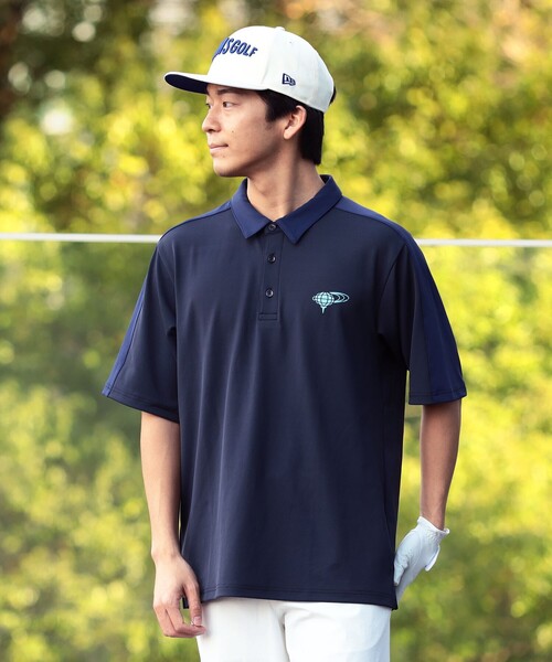 BEAMS GOLF ネイビー ポロシャツ 半袖 BEAMS GOLF（ビームス ゴルフ） 半袖ポロシャツ L ネイビー メンズ