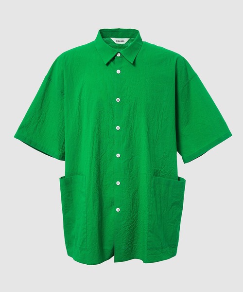 DIGAWEL（ディガウェル） シャツ 半袖 Side pocket S/S shirt メンズ