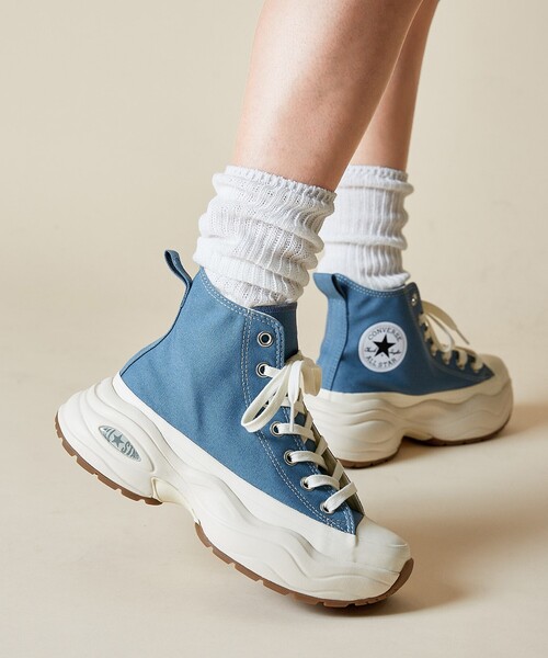 CONVERSE（コンバース） ハイカットスニーカー 24.0cm サックスブルー