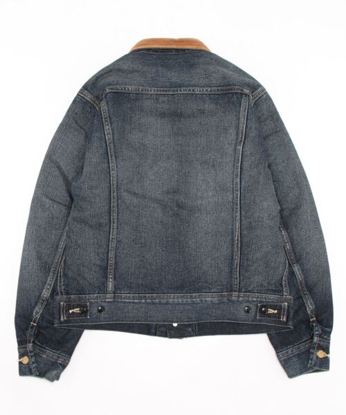「Lee」 デニムジャケット SMALL ブルー メンズ_1