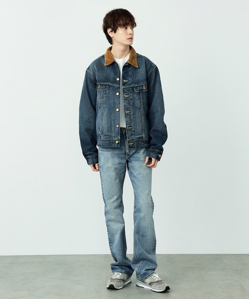 「Lee」 デニムジャケット SMALL ブルー メンズ_8