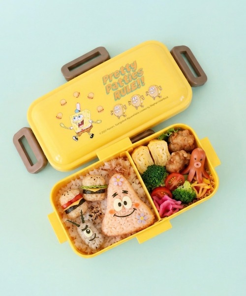 弁当箱 「SPONGEBOB/スポンジボブ」hungry ふわっと弁当箱 PFLB6