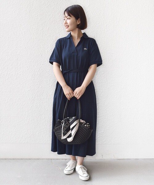 LACOSTE（ラコステ） ワンピース LACOSTE:「洗濯機可能」スキッパー