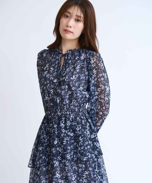 「NOELA」 長袖ワンピース S ブラック レディース_7