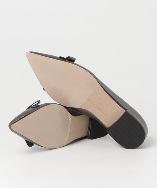 「ODETTE E ODILE」 フラットパンプス 25cm シルバー レディース_画像3