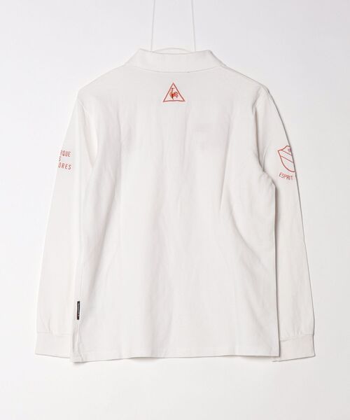 「le coq sportif」 ワンポイント長袖ポロシャツ M ホワイト レディース_画像2