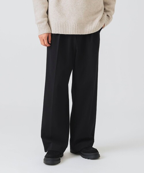 「BEAMS HEART」 スラックス SMALL ブラック メンズ_画像6