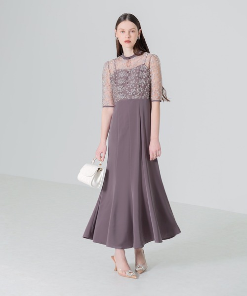 「Leja」 半袖ワンピース MEDIUM グリーン レディース_画像2