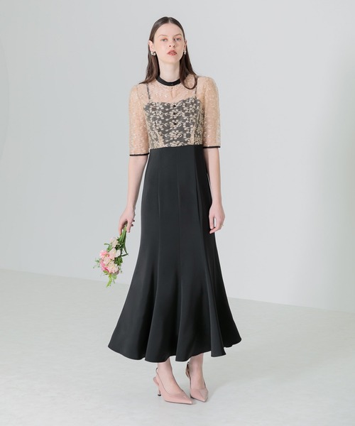 「Leja」 半袖ワンピース MEDIUM グリーン レディース_画像3