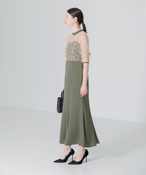 「Leja」 半袖ワンピース MEDIUM グリーン レディース_画像8