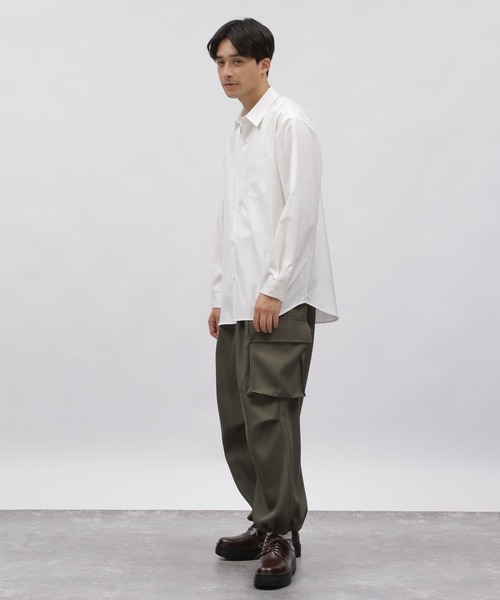 「LAKOLE」 長袖シャツ LARGE ホワイト メンズ_画像3