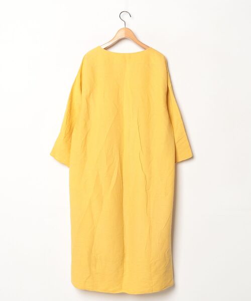 Plantation（プランテーション） 長袖ワンピース M size イエロー 
