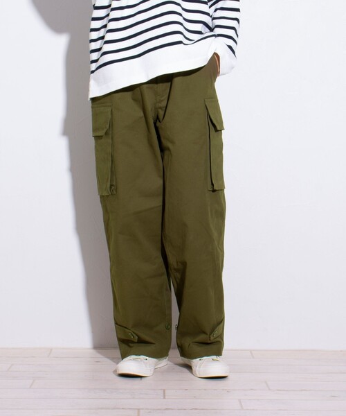 「GLOSTER」 カーゴパンツ L ダークベージュ メンズ_画像5