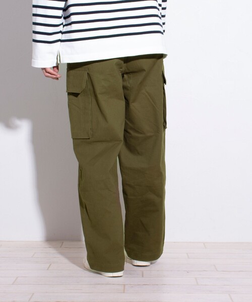 「GLOSTER」 カーゴパンツ L ダークベージュ メンズ_画像7