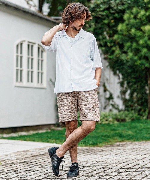 「CAMBIO」 半袖シャツ X-LARGE ブルー メンズ_画像5