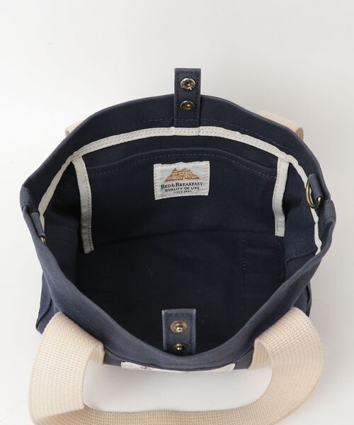 「BED&BREAKFAST」 トートバッグ - ネイビー レディース_画像4