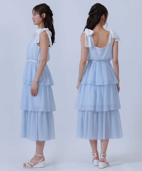 MaryQuant リボンティアードワンピース MARY QUANT（マリークヮント） ワンピース マリークワント リボン
