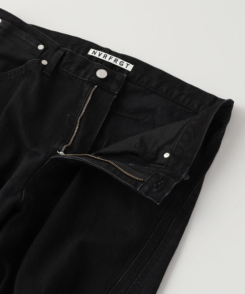 NVRFRGT（ネヴァーフォーゲット） ジーンズ 3D TWISTED JEANS F.BLACK