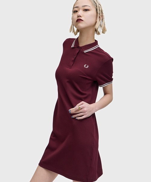 FRED PERRY（フレッドペリー） ワンピース Twin Tipped Pique Dress